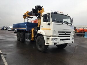 Кму камаз 43118-23027-50 (евро-5) + soosan SCS866LS в. у. бур 400мм. борт ст. 6.2м.(без спалки)