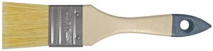 Кисть флейцевая "Лайт", натур. cветлая щетина, деревянная ручка 1"25 мм)