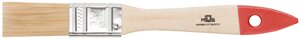 Кисть флейцевая, натур. cветлая щетина, деревянная ручка 3/4"19 мм)