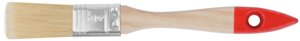 Кисть флейцевая "Стандарт", натур. светлая щетина, деревянная ручка 3/4"19 мм)