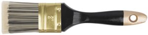 Кисть флейцевая "Стайл", искусственная черно-белая щетина, деревянная ручка 2"50 мм)