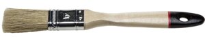 Кисть плоская STAYER ″UNIVERSAL-EURO″светлая натуральная щетина, деревянная ручка, 20мм