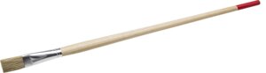 Кисть плоская тонкая STAYER ″UNIVERSAL-STANDARD″светлая натуральная щетина, деревянная ручка,14 x 15мм
