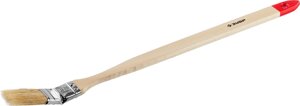 Кисть радиаторная угловая ЗУБР ″УНИВЕРСАЛ-МАСТЕР″светлая натуральная щетина, деревянная ручка, 25мм