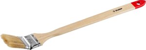 Кисть радиаторная угловая ЗУБР ″УНИВЕРСАЛ-МАСТЕР″светлая натуральная щетина, деревянная ручка, 50мм