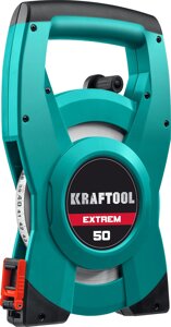 KRAFTOOL EXTREM 50 м геодезическая стальная мерная лента