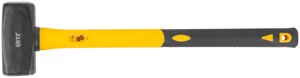 Кувалда кованая, фиберглассовая ручка 600 мм, 4 кг