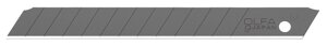 Лезвие OLFA сегментированные EXCEL BLACK, 9 мм, 13 сегментов, 10шт, в боксе