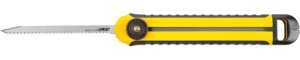 Мини ножовка OLFA по гипсокартону, полотно 95мм, нож AUTO LOCK с сегментированным лезвием 12,5мм, 2 в 1