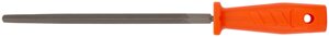 Напильник, пластиковая ручка, трехгранный 200 мм