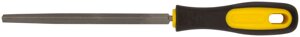 Напильник, прорезиненная ручка, трехгранный 150 мм