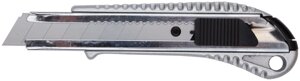Нож технический "Классик" 18 мм, усиленнный, метал. корпус, резиновая вставка