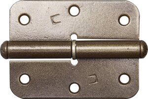 Петля накладная стальная ″ПН-85″цвет бронзовый металлик, правая, 85мм