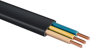 Зубр ввг-пнг (а)-LS 3x1.5 mm2 кабель силовой 50 м, гост 31996-2012