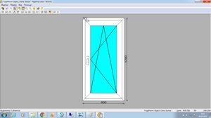 Окно пвх 600*1200