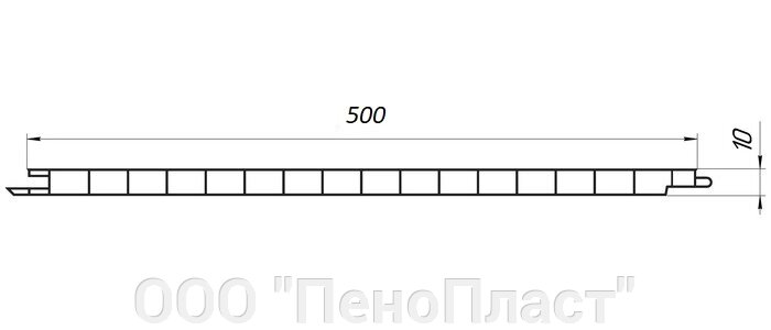 Панель пвх 500 мм - 1750 мм от компании ООО "ПеноПласт" - фото 1