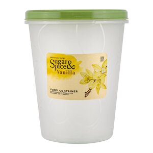 Банка для продуктов Sugar&Spice Vanilla с завинчивающейся крышкой 1л, пластик, 3 цвета