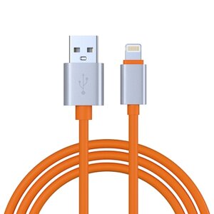 BY Кабель для зарядки Orange  iP, 1м, 2А, оранжевый