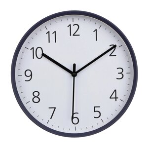 Часы настенные круглые, пластик, d30 см, 1xAA, арт. 06-41