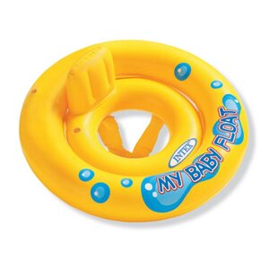 INTEX Круг надувной My Baby Float с сиденьем и спинкой, 67см, от 1 до 2 лет 59574