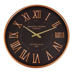 LADECOR CHRONO Часы настенные круглые, пластик, 40х40х4,5 см, 1xАА, арт. 2-15