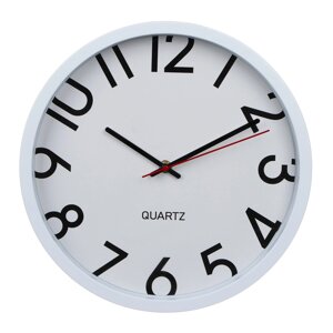 LADECOR CHRONO Часы настенные круглые, пластик, d30 см, 1xAA, арт. 06-17