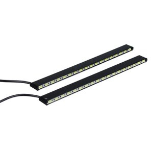 NEW GALAXY Дневные ходовые огни, LED 18 шт, метал. корп., 192 мм, 12V, 2шт