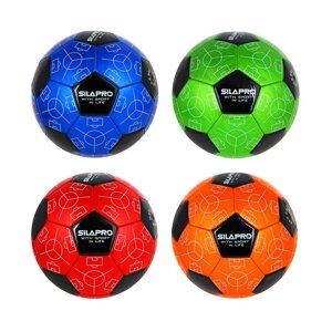 SILAPRO Мяч футбольный 22см, 5 р-р, 2сл, PU 3.0мм, 360г (10%