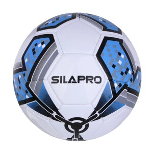 SILAPRO Мяч футбольный 22см, 5 р-р, 2сл, PVC 2.5мм, 340г (10%