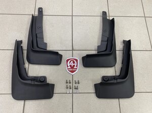 Брызговики передние + брызговики задние пластиковые (Китай) для BMW X7 G07 2018- М-пакет
