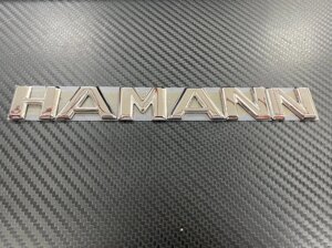Эмблема Hamann на крышку багажника хромированная для BMW