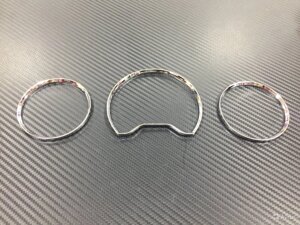 Хромированные кольца в щиток приборов для Mercedes w202 1995-1999