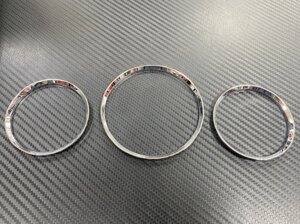 Хромированные кольца в щиток приборов пластик для Mercedes ML 163