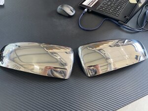 Накладки на зеркала из нержавеющей стали (Турция) для BMW X5 E70 2007-2011