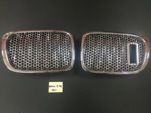 Решётка радиатора кружки (ноздри) для BMW E46