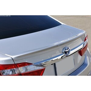 Спойлер на крышку багажника белый перламутр 070 из ABS пластика для Toyota Camry V50 2011-