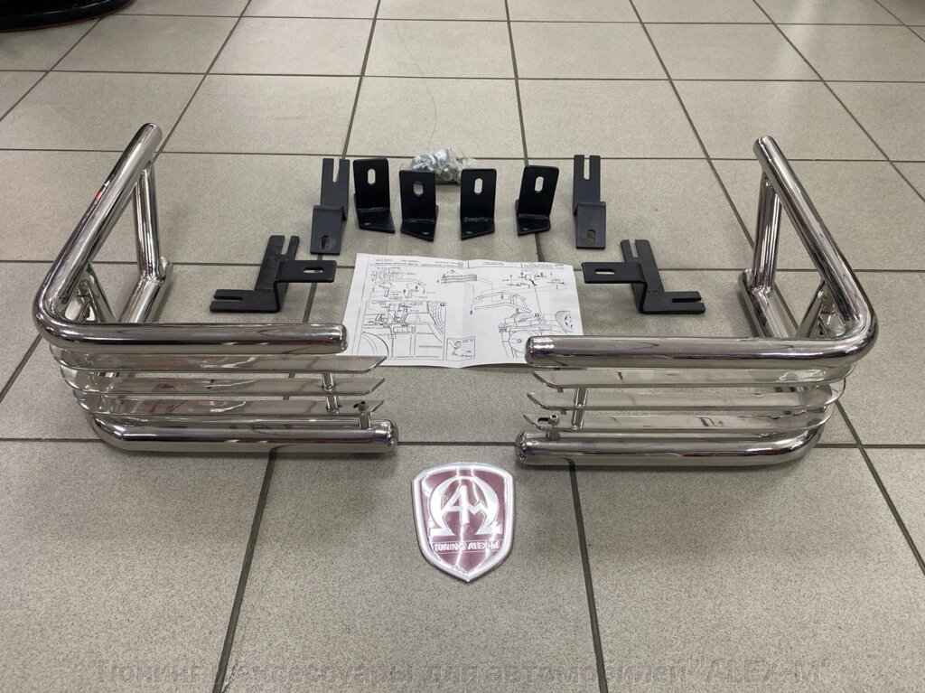 Защита задних фонарей из нержавеющей стали (Германия) для Mercedes G463 ##от компании## Тюнинг и аксессуары для авто "ALEX-M" - ##фото## 1