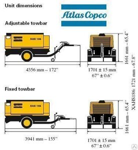 Аренда компрессора Atlas Copco 10м3