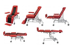 Кресло (кушетка) для осмотра, для проведения процедур, для доноров, для взятия крови и анализов