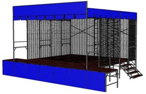 Сцена сборно-разборная 6х6 метров