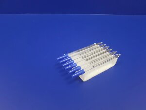 Подставка для ручек карандашей кистей 6 секции ( горизонтальное размещение, белая)