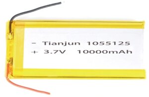 Аккумулятор Li-Po 3.7v 10000mah модель 1055125