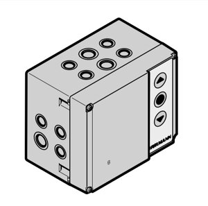 Блок управления 300U промышленных приводов для секционных ворот Hormann (637785,637786), 637785
