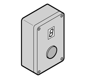 Диагностическое устройство D1 для предохранителя замыкающего контура для промышленных секционных ворот Hormann, 637500