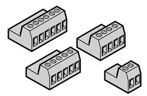 Краевой разъем блоков управления 360 и серия 400 для промышленных секционных ворот Hormann, 638148-638150, 638375