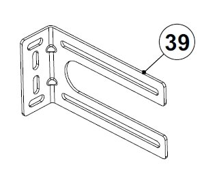 Монтажный кронштейн привода промышленных ворот ALUTECH, TR230.39-F (TR400.35-F)