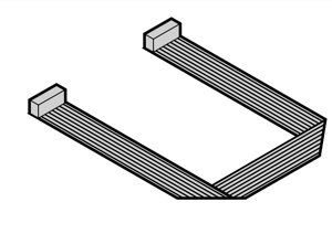 Плоский соединительный кабель для промышленных секционных ворот Hormann, 638374, 638448