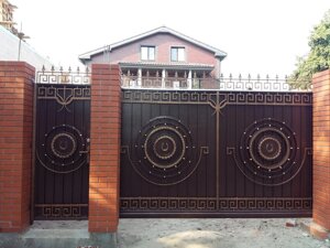 Кованые ворота ВК-73 "Эдеса"