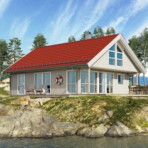 Каркасный дом Смарт 2 по проекту норвежской компании Салтдальсхитта
