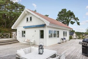Деревянный каркасный дом Ольберга по шведскому проекту под ключ